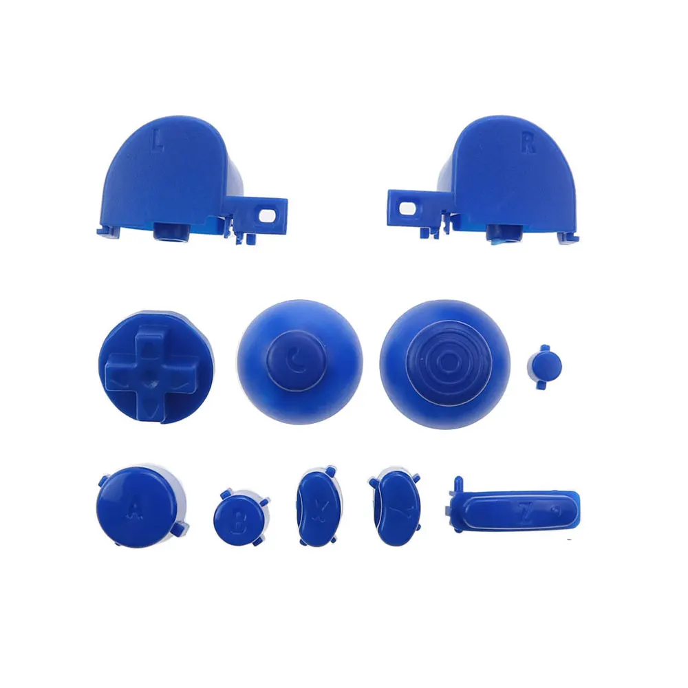 JCD-juego completo de botones L R ABXY Z para Nintendo GameCube, botones de encendido y apagado, 1 Juego - imagen 5