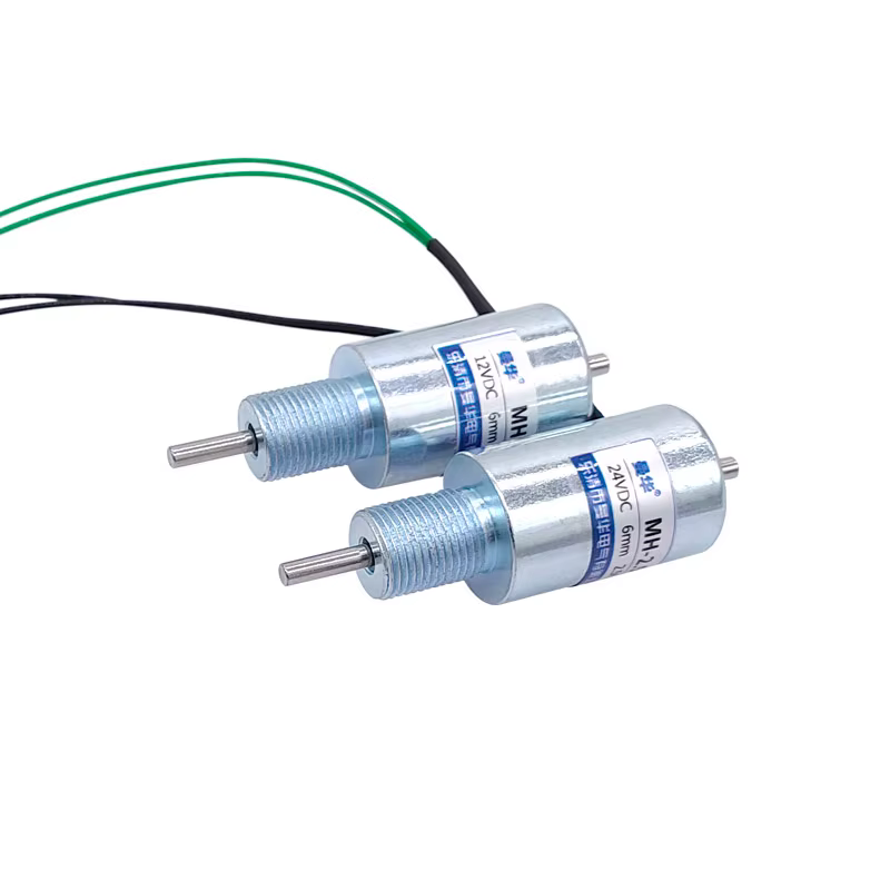 MH-2.5 Electroimán Push-Pull Solenoide tubular 12/24V, 6 mm, 250 g - imagen 2
