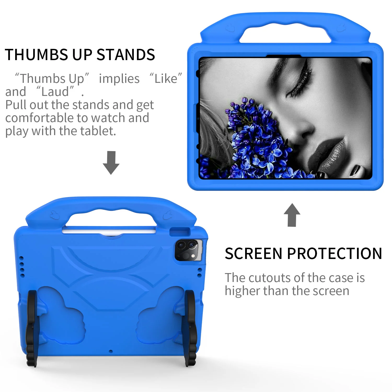 Funda EVA para niños para iPad A16 2025 11th 10,9 2022 10th Air Pro 11 Air 5 4 3 10,2 10,5 9,7 2 3 4 cubierta para Mini A17 Pro 6 5 4 3 2 1 - imagen 3