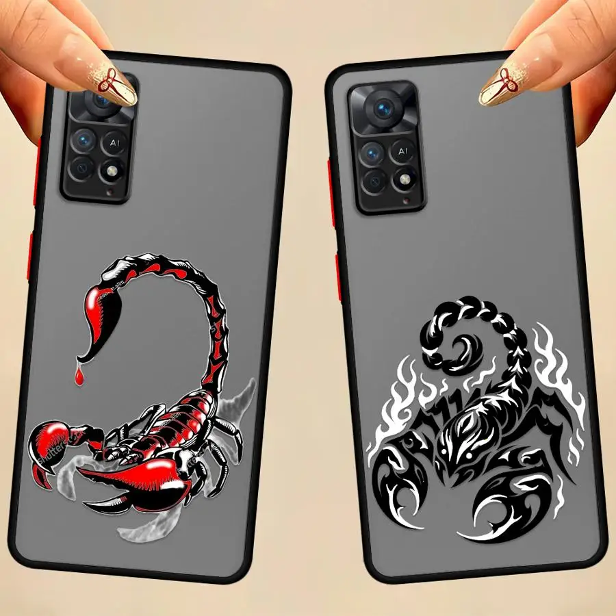Funda Scorpion Cool Black Edge para Xiaomi Redmi Note 11S 12s 13 14 12 ProPlus 8T 8 9 10 11 Pro 10S 9S 7 14 Pro + - imagen 4