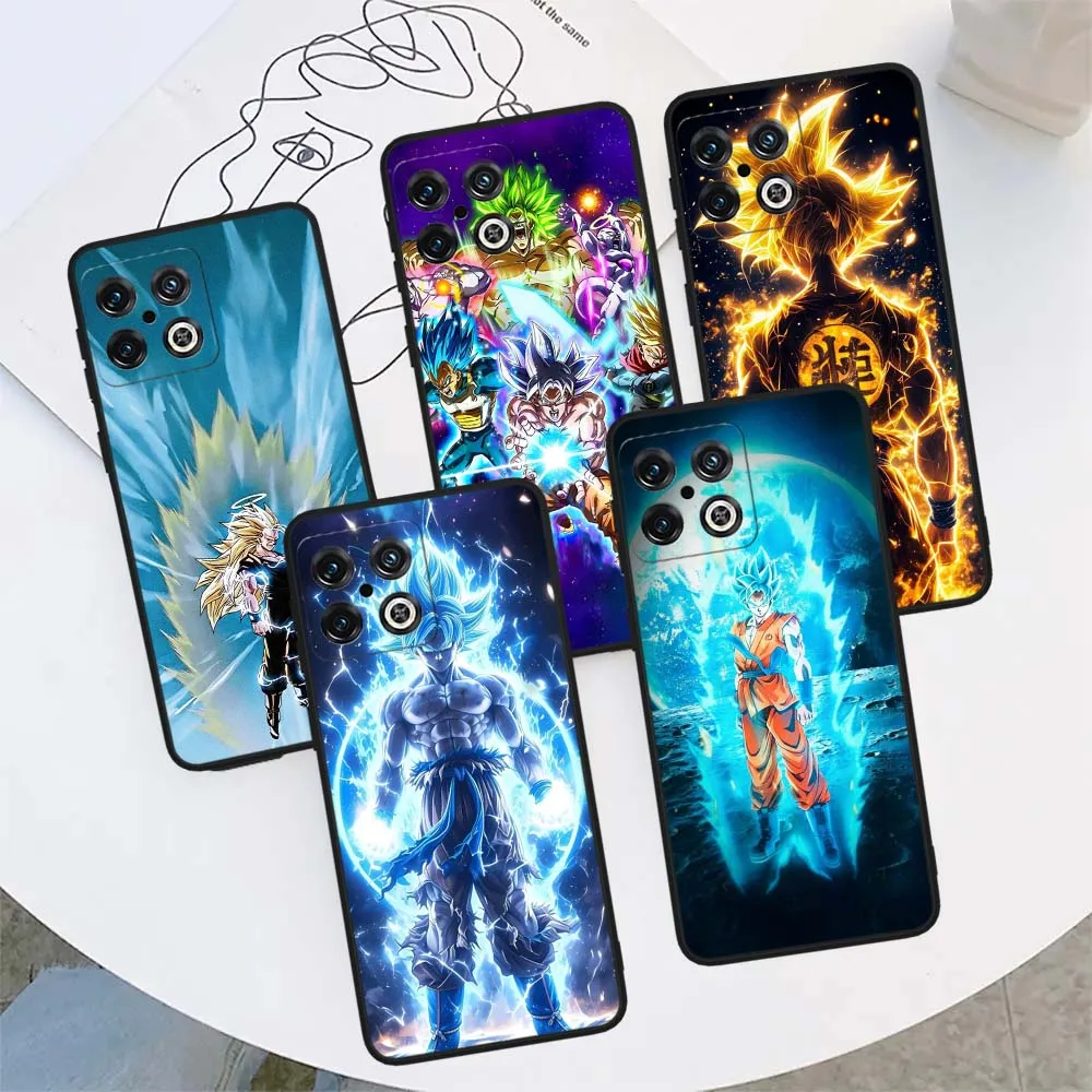 Anime d-dragon Ball Vegeta IV para OPPO OnePlus 13 12 11 10 11R 10R 10T Nord 30N N20 Ace 2 Pro Lite funda de teléfono negra