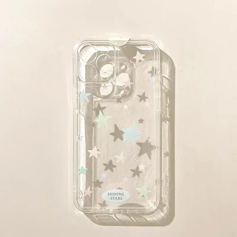 Funda de teléfono con forma de cereza y estrella colorida para Huawei Honor 90 Lite X9A 5G X7B X8B X9B Y9 Prime 2019 Nova 3i 5T 6 7 9 SE P30 Pro - imagen 3