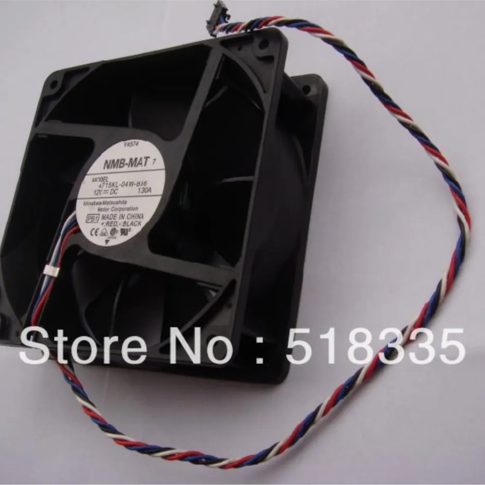 Ventilador 12038 para NMB 4715KL-04W-B56 Ventilador de refrigeración de 120 mm 12 V, 1,3 A, 3600 RPM, 120 x 120 x 38 mm para estación de trabajo y refrigeración industrial - imagen 3