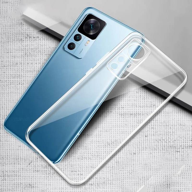 Funda de silicona transparente ultrafina para Xiaomi Mi 12 12S 12T 12X 11 11T 10X 10 10T Pro Ultra Lite MIX 4, funda suave para teléfono