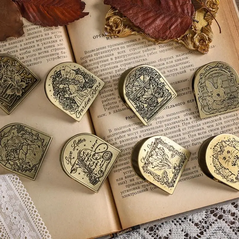 Clip papel nota Retro, Clips página marcadores Metal, organizador documentos, abrazadera diario para 2