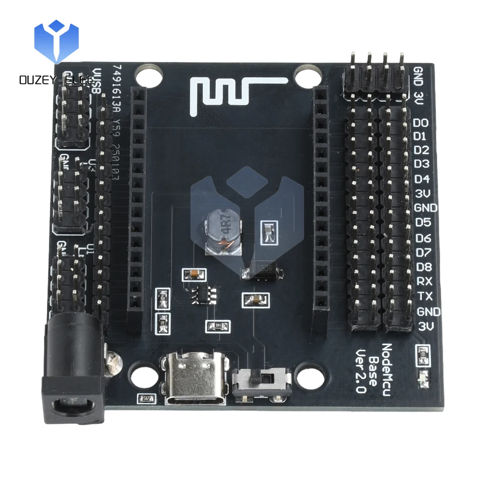 Placa de prueba en serie ESP8266, placa de expansión ESP8266, Base de placa de desarrollo WiFi para NodeMcu Lua V3