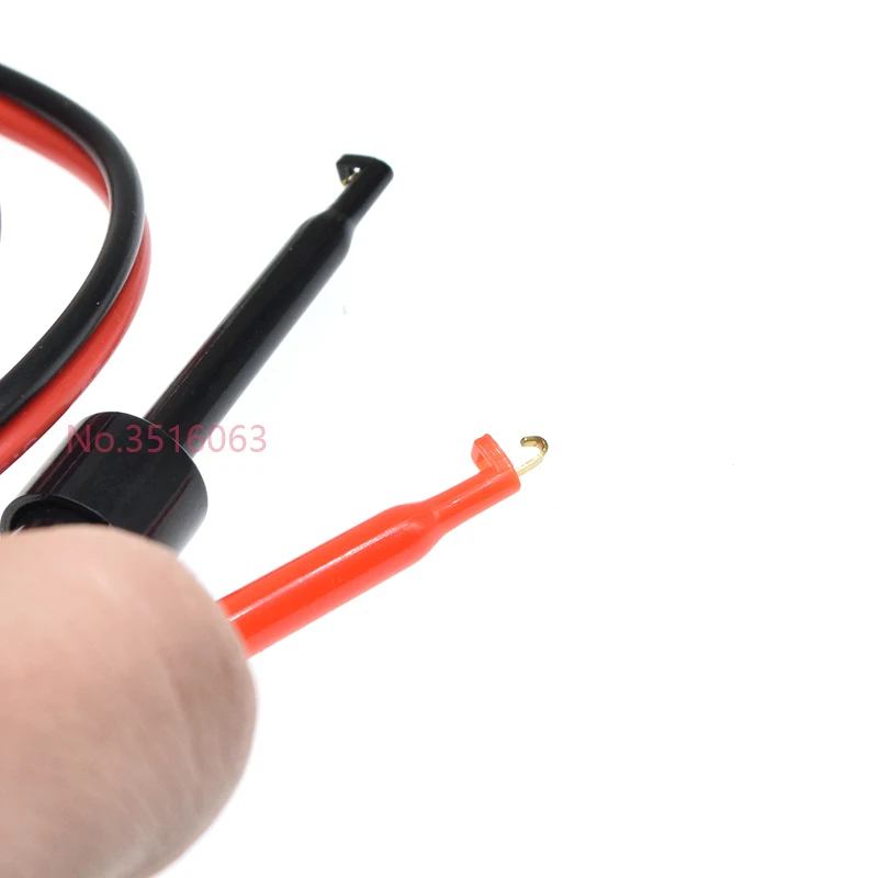 1 par de conectores Banana de 1M y 4mm para adaptador de Clip de gancho Cable eléctrico chapado en oro para cables de prueba de multímetro cable rojo negro - imagen 4