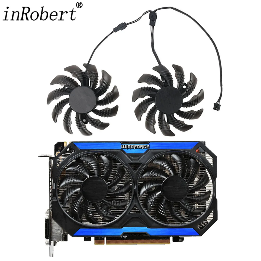 Ventilador de tarjeta de vídeo para Gigabyte GTX 960 GV-N960WF2CN-2GD 78MM T128010SM PLD08010S12H GTX960, ventilador de refrigeración de tarjeta gráfica