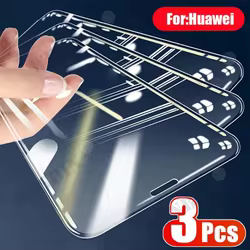 Protector de pantalla de vidrio templado para Huawei P60 Pro, P50, P40 Pro, 3 unidades