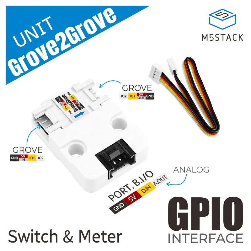 Unidad de expansión oficial Grove2Grove M5Stack