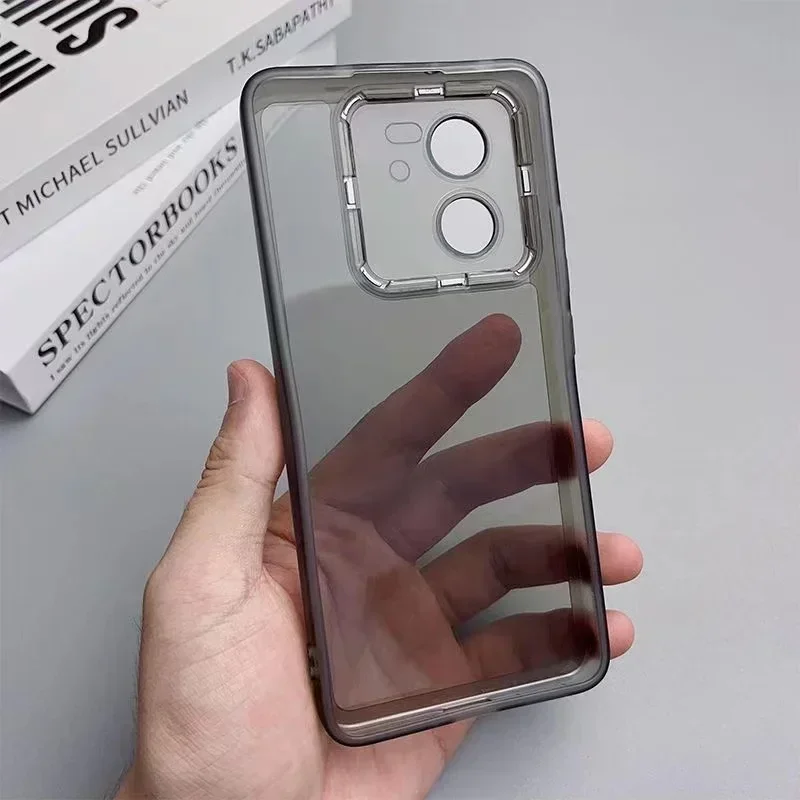 Funda de teléfono de lujo con película de lente para Xiaomi 13, 13T Pro T 5G, funda trasera de silicona suave, bolsas protectoras para cámara Xiaomi13T 13TPro 360 - imagen 5