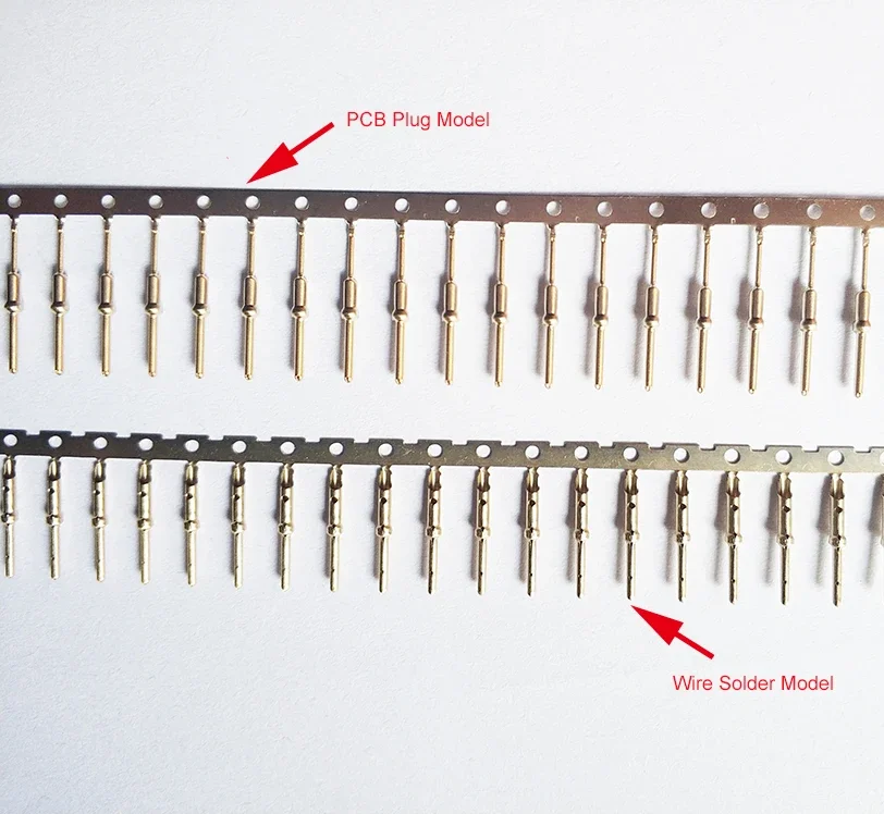 Pin macho para DB, Conector de Terminal chapado en oro para tubos de reloj Nixie IN12 IN18, QS27-1, SZ4-1, db1.0 mm - imagen 2