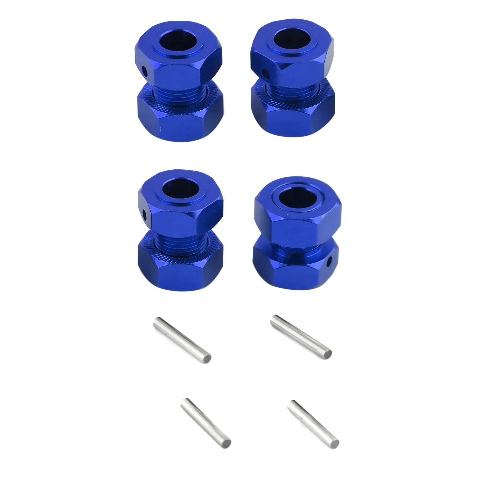 4 Uds. De bujes de rueda de Metal de 17mm, unión Hexagonal, tuerca antiaflojamiento, piezas de mejora para Arrma 1/8 6S KRATON OUTCAST RC, accesorio para coche - imagen 5