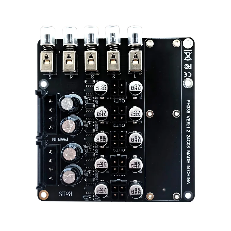 Conmutador de Control de energía 2x SATA + 2x 4 pines a ATX Quad para HDD CD-ROM 4 pines 5/12V adaptador de módulo de placa de ruptura de fuente de alimentación