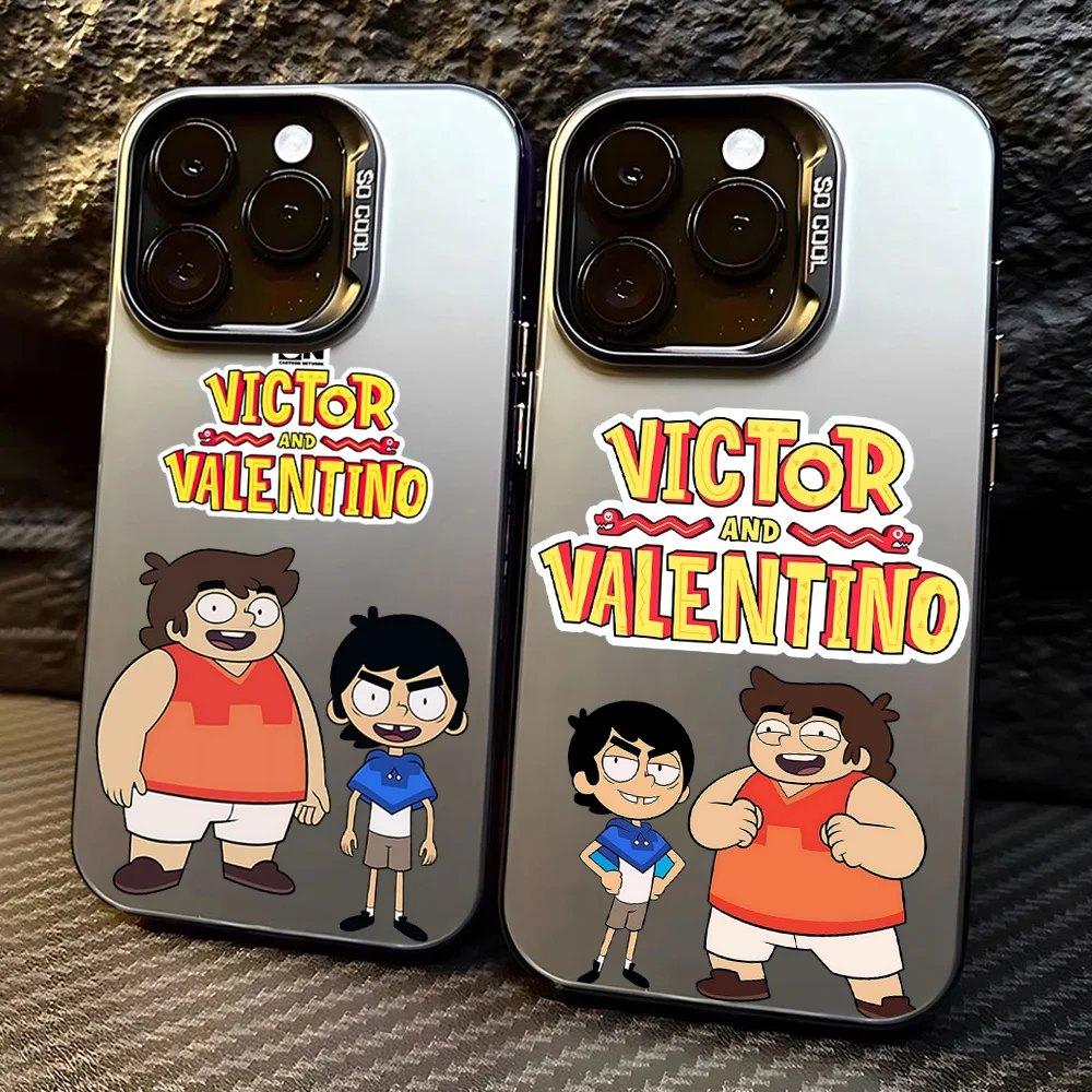 Funda de teléfono Victor y Valentino para Samsung Galaxy S26 S25 S24 S23 S22 S21 S20 Note20 FE Ultra Edge Plus 4G 5G cubierta anticaída
