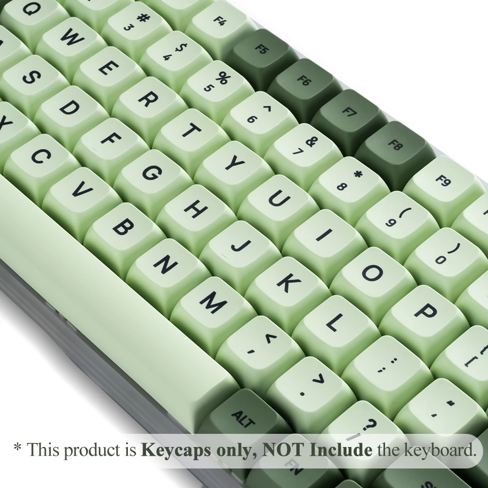 Juego de teclas XDA PBT de 125 teclas, color verde Matcha para teclado mecánico de 61/64/68/75/87/98/104/108 teclas para Cherry/Gateron/Otemu/Kailh - imagen 5