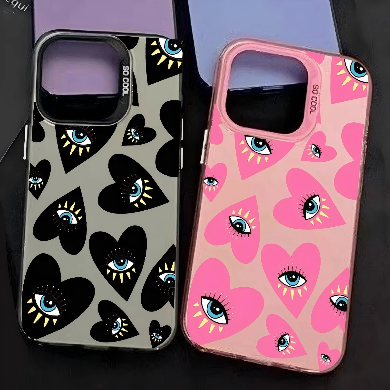 Funda nueva con estampado de ojos malvados de moda para Samsung Galaxy A16 A06 A35 A55 A25 A05S A15 A54 A34 A24 A14 4G 5G