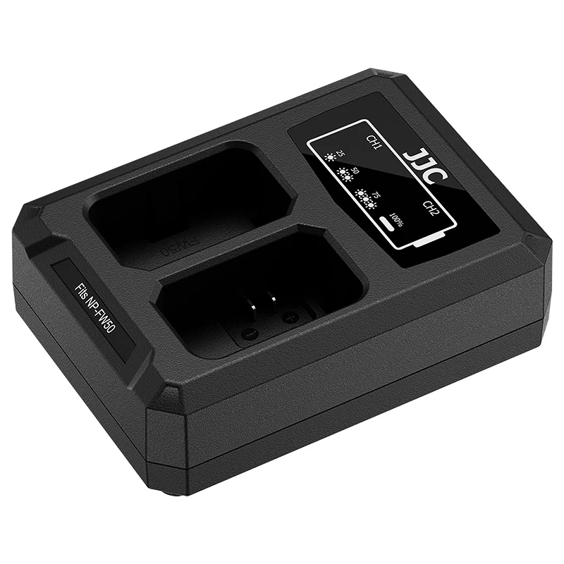 Cargador de batería de cámara JJC para Sony ZV-E10 A7 A7R A7S A7RII A7II A7SII A7S a6000 a6100 a6300 a6400 a6500 RX10 III RX10 II RX10