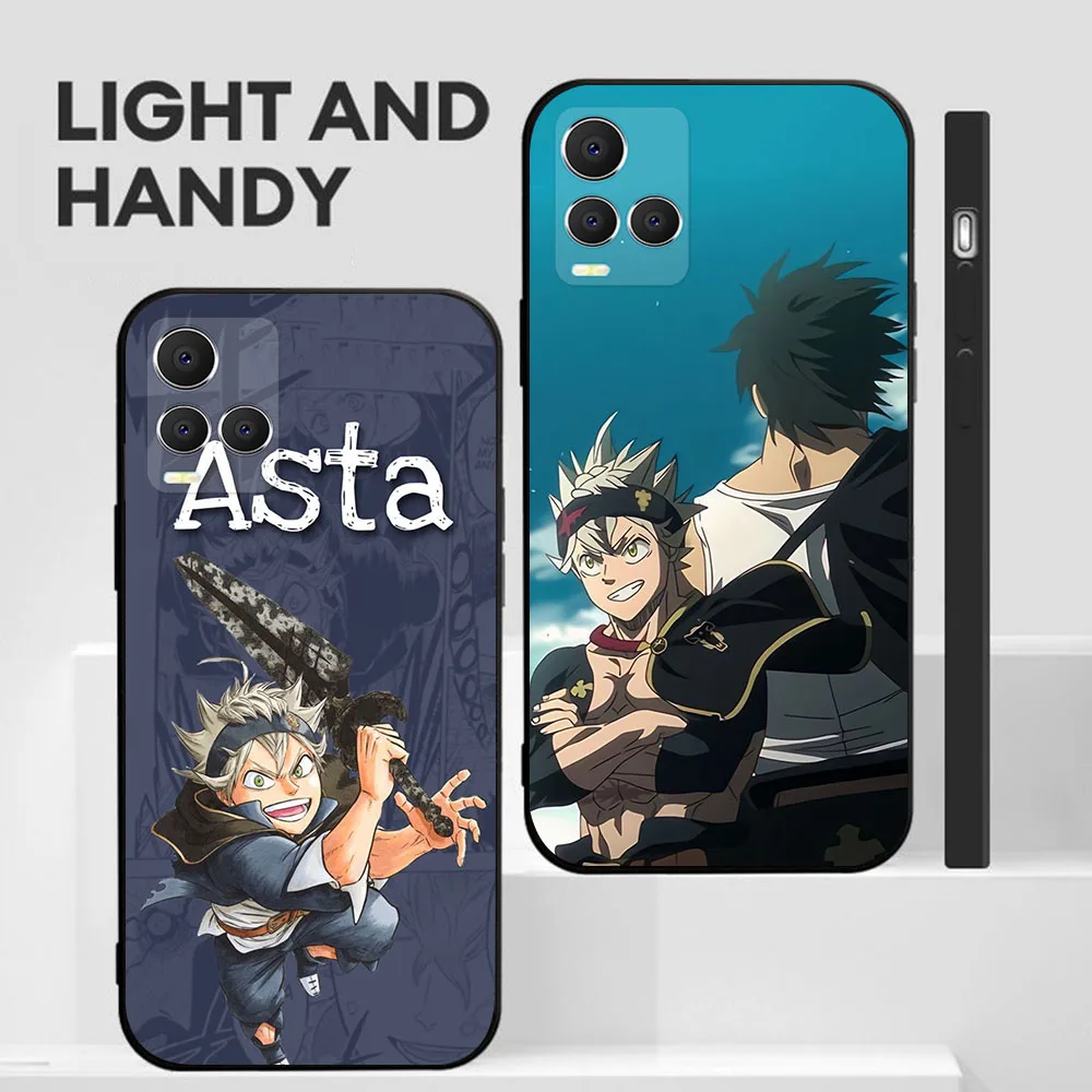 BD-12 trébol negro Asta funda negra para VIVO Y33S Y16 Y53S Y17S Y22S Y70 Y01 Y35 V25 V29 Y22 Y36 Y21 Y51 Y21S Y02s - imagen 3