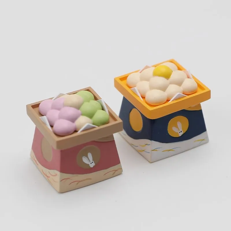 Sweet Mochi Keycap personalizado de resina DIY hecho a mano Original Kawaii dibujos animados Keycap para accesorio de teclado mecánico - imagen 5