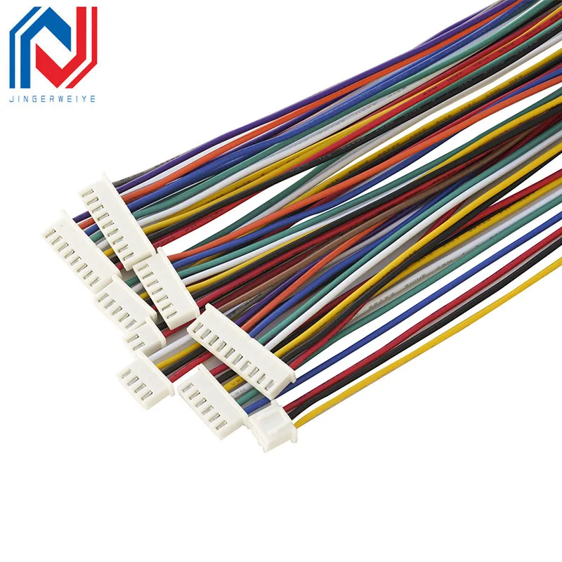 10 Uds XH2.54 Cable Terminal electrónico Cable doble cabeza 10cm/20cm/30cm Cable 26awg doble cabeza mismo lado/conector lateral inverso - imagen 3