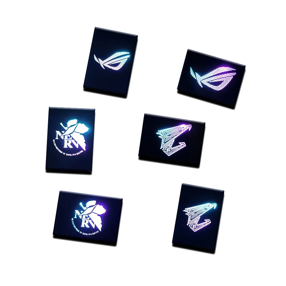 Mod PC Case/GPU/SSD ARGB Paneles de iluminación 5V 3pin AURA SYNC, placa decorativa ROG - imagen 5