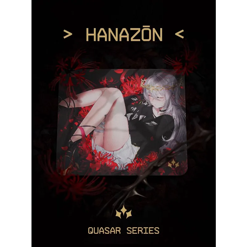 Alfombrilla de ratón de cristal Aimstar Hanazon, alfombrilla de ratón suave para juegos, 490x420mm, 1,5mm, accesorio para jugadores de PC E-Sport para Valorant Apex Delta Force - imagen 4