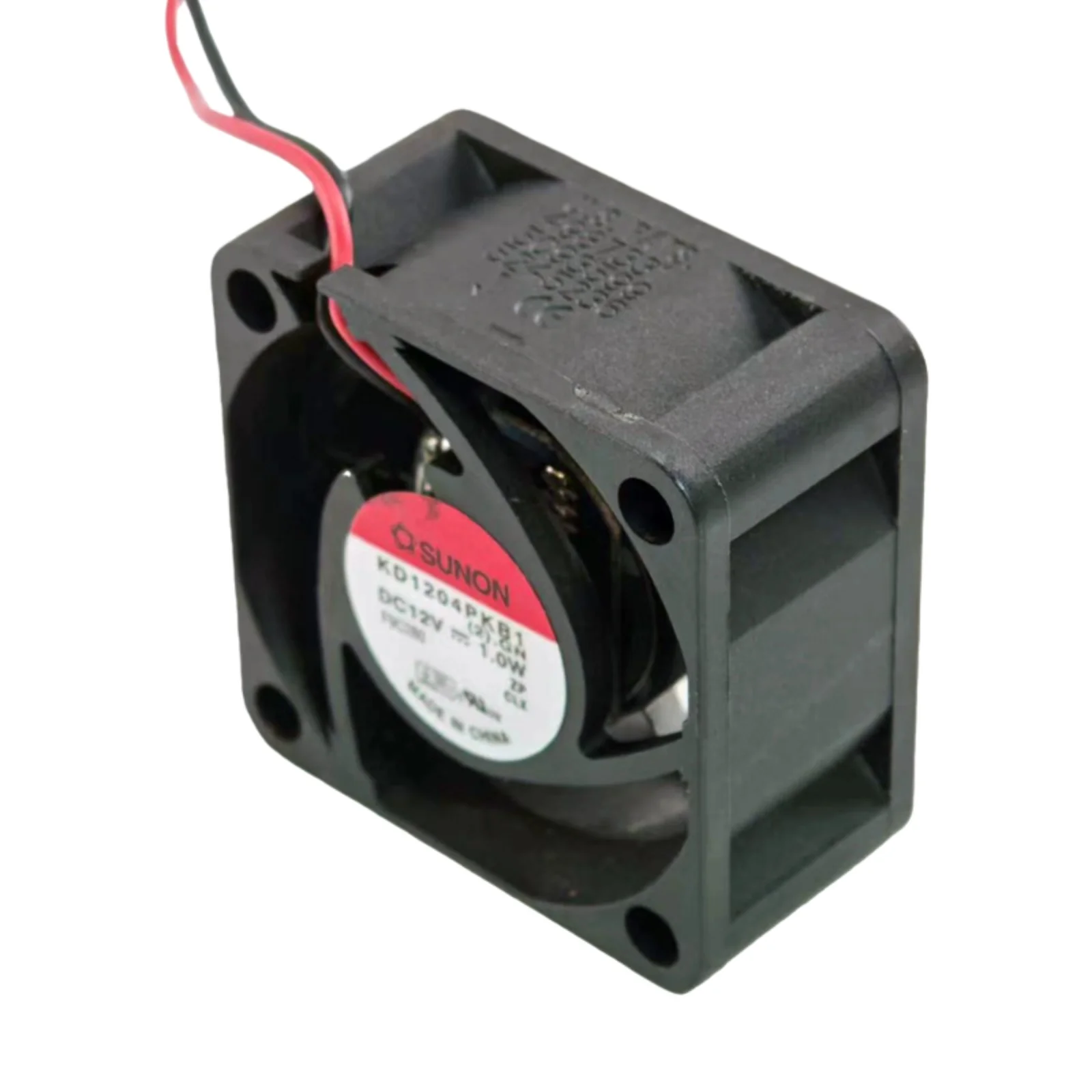 Original KD1204PKB1 DC 12V 40x40x20mm ventilador de refrigeración con doble rodamiento de bolas 7200RPM 8,9CFM Mini ventilador silencioso para fuente de alimentación del enrutador - imagen 3