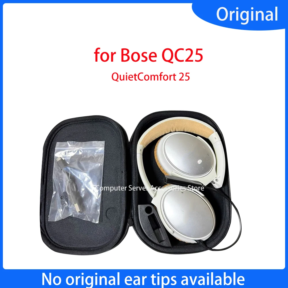 Para Bose QC25 Adaptador Bluetooth Auriculares Negro Cancelación de Ruido Auriculares QuietComfort 25 Auriculares (QC25)