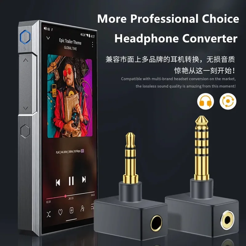 Adaptador audiófilo para electrónica de consumo, conector macho a hembra de 2,5mm, 3,5mm y 4,4mm, convertidor de Audio, color negro, 2,5, 3,5, 4,4 - imagen 5