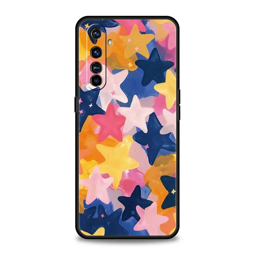 Funda de teléfono con estrellas coloridas para Realme 13 12 11 10 4G 9 8 5G 7 GT5 GT3 GT2 Pro Plus C21 C11 C25 C35 GT Neo 2 3 3T 5 - imagen 5