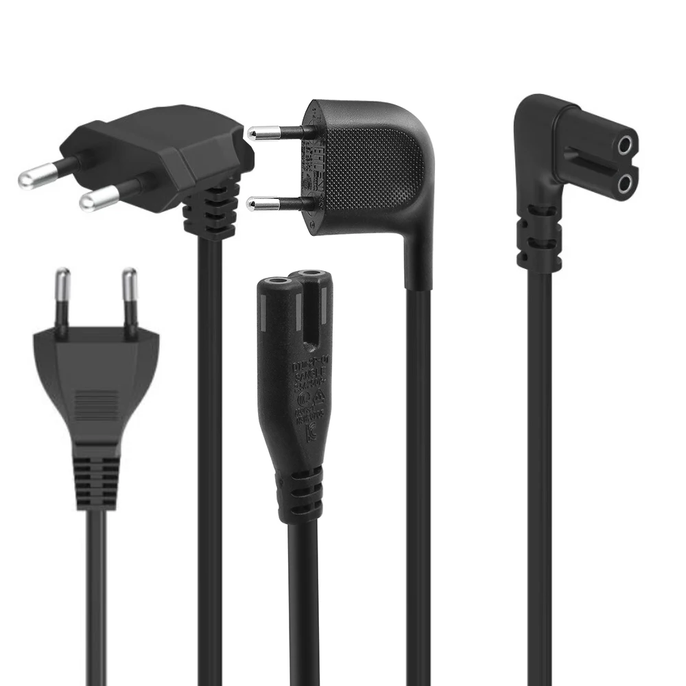 Samsung TV Cable Alimentación UE Ángulo Recto – Compatible PS4 Apple - imagen 3
