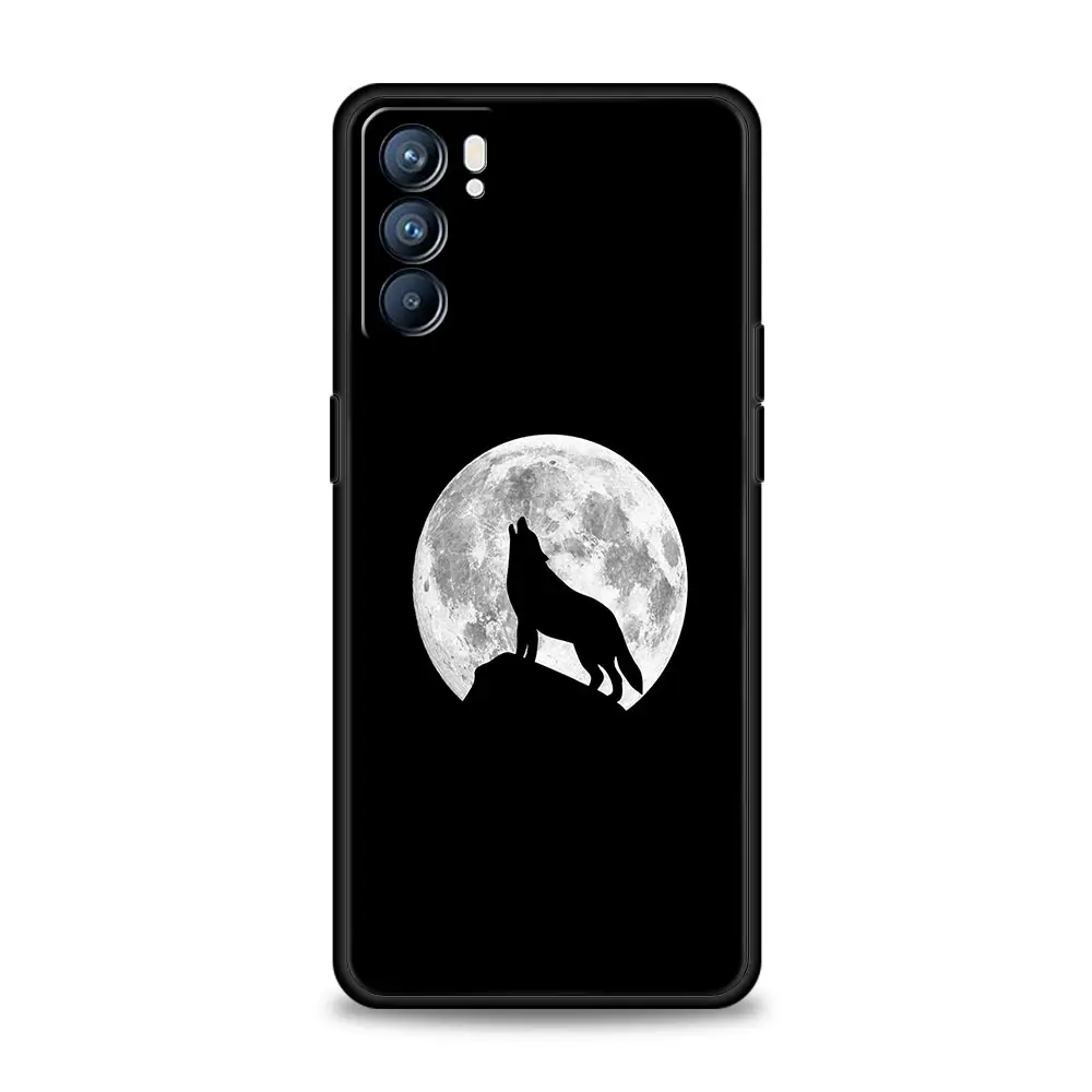 Funda de teléfono The Wolf para Oppo Reno8 Reno7 Reno6 Pro A54 5G Find X6 X5 A53 A52 A9 A15 A95 A17 A16 A76 A74 A57 A31 - imagen 4