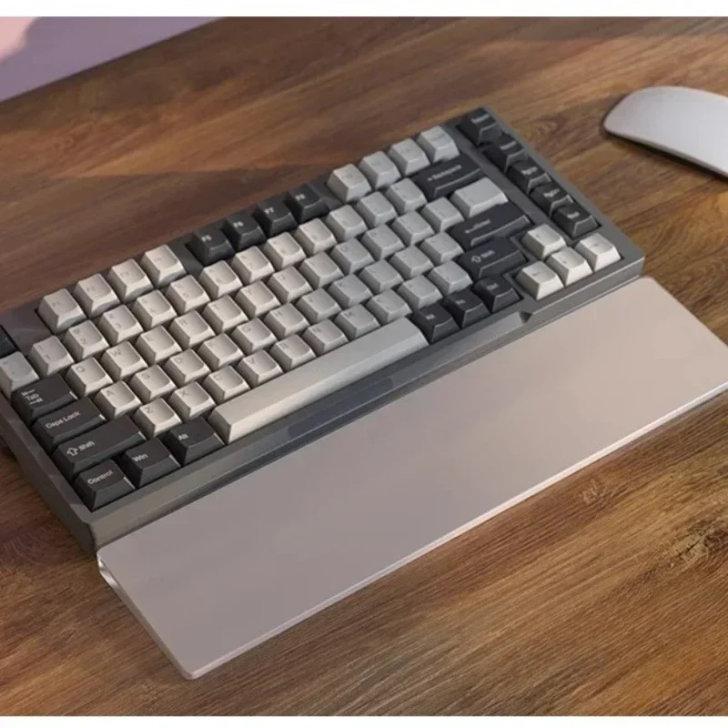 Reposamanos acrílico, reposamuñecas esmerilado, alfombrilla de mano Original personalizada para teclado mecánico ergonómico de 60/75/87/98/104 teclas - imagen 5