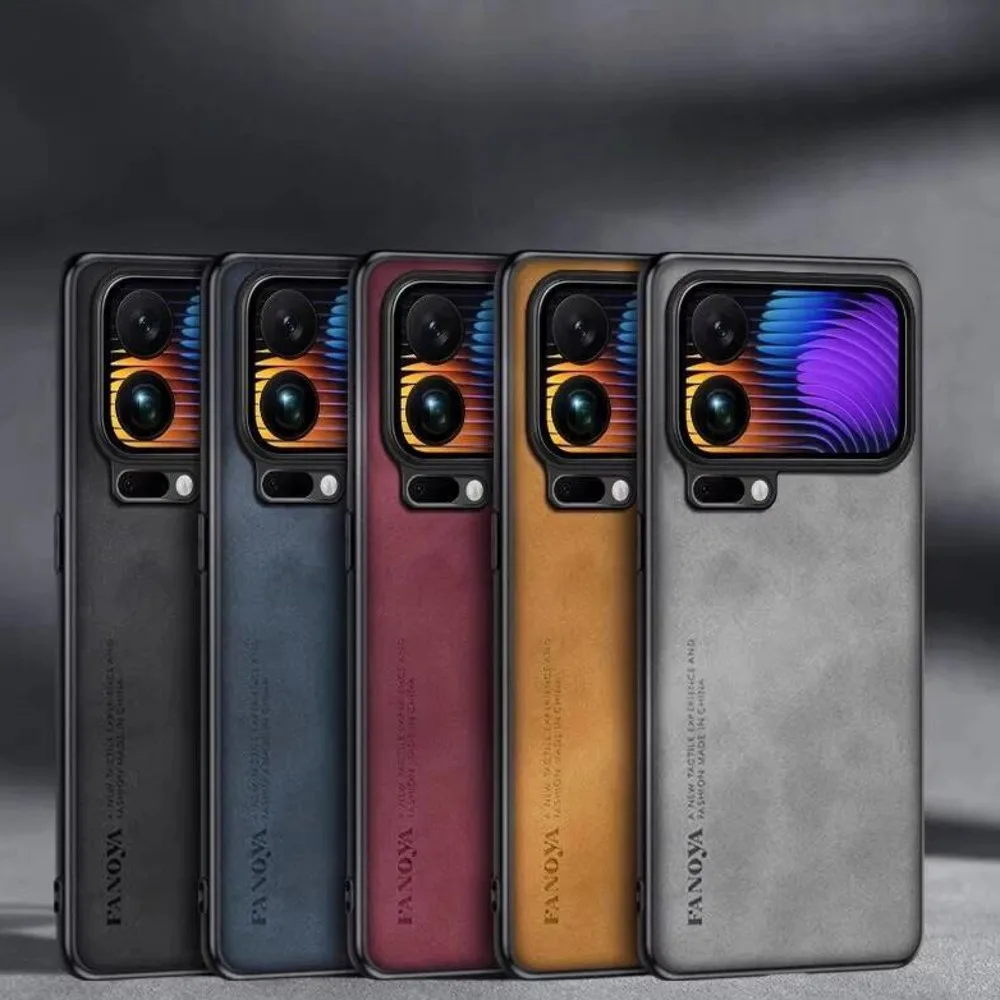 Para Xiaomi 17 pro max funda de lujo de cuero PU soporte magnético funda protectora trasera para Xiaomi Mi 17 15T 15TPro carcasa de teléfono - imagen 4