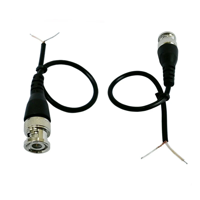 1 Cable de vídeo BNC Q9 macho hembra Pigtail con chaqueta de PVC 20cm otro extremo expuesto nuevo - imagen 4