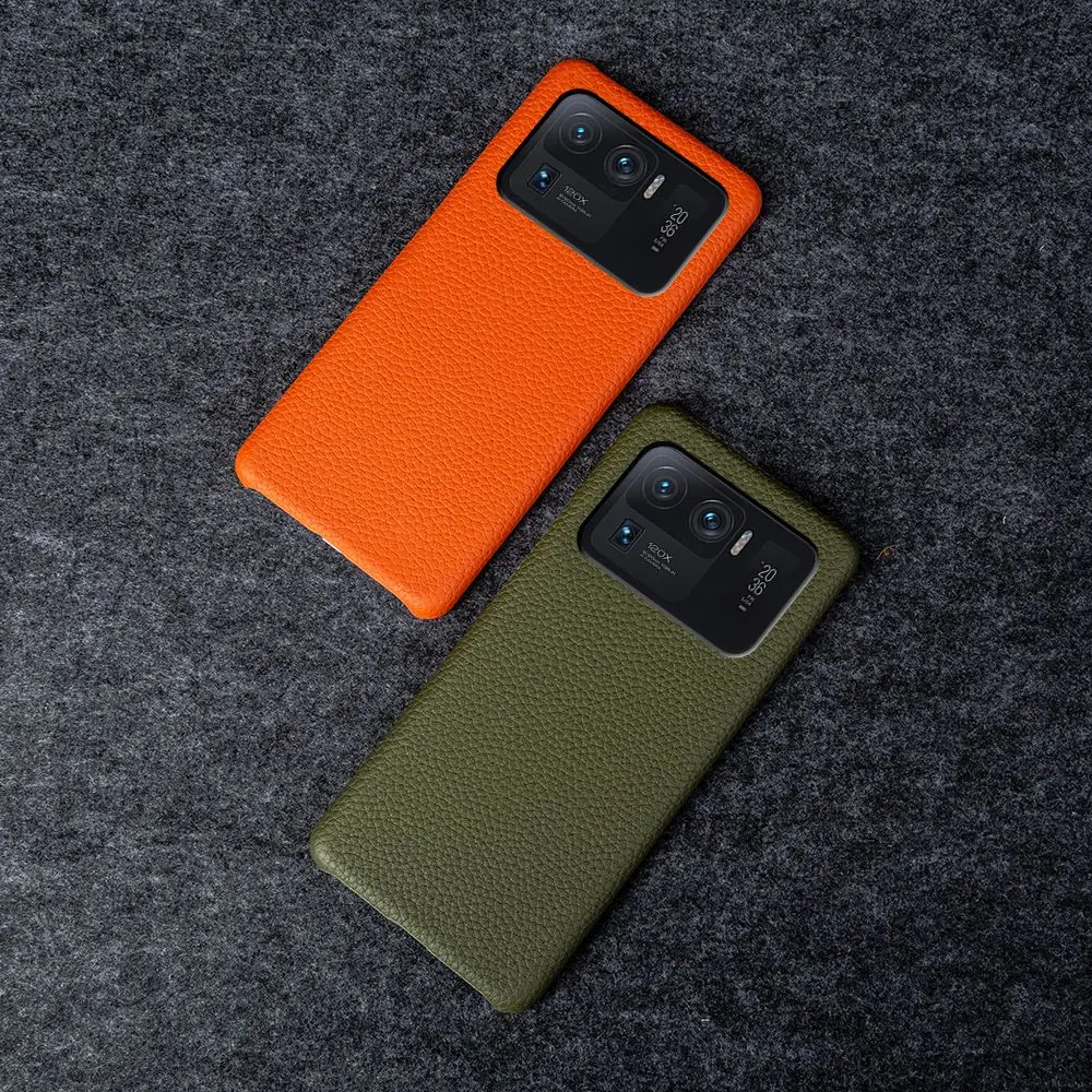 Funda de teléfono de negocios para Xiaomi15 Pro 11TPro 11Lite 10T 13 textura de lichi funda trasera de cuero genuino Etui Coque Fundas a prueba de golpes - imagen 4