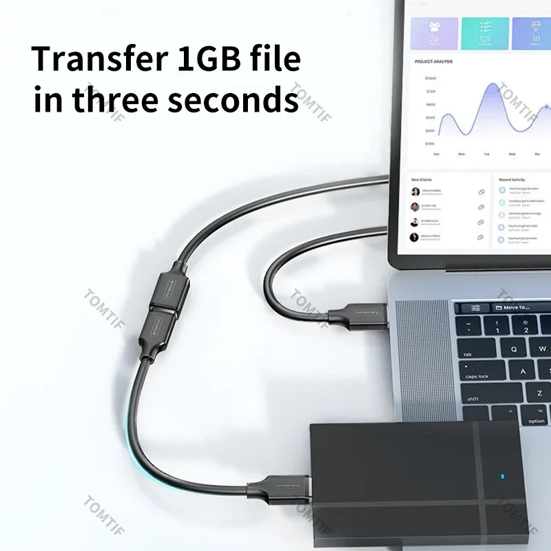 Cable de extensión USB 3m 2m 1m 3 0 USB 3,0 Cable extensor macho a hembra para Smart TV PS4 PS3 Xbox SSD Cable de datos de extensión para ordenador portátil - imagen 2