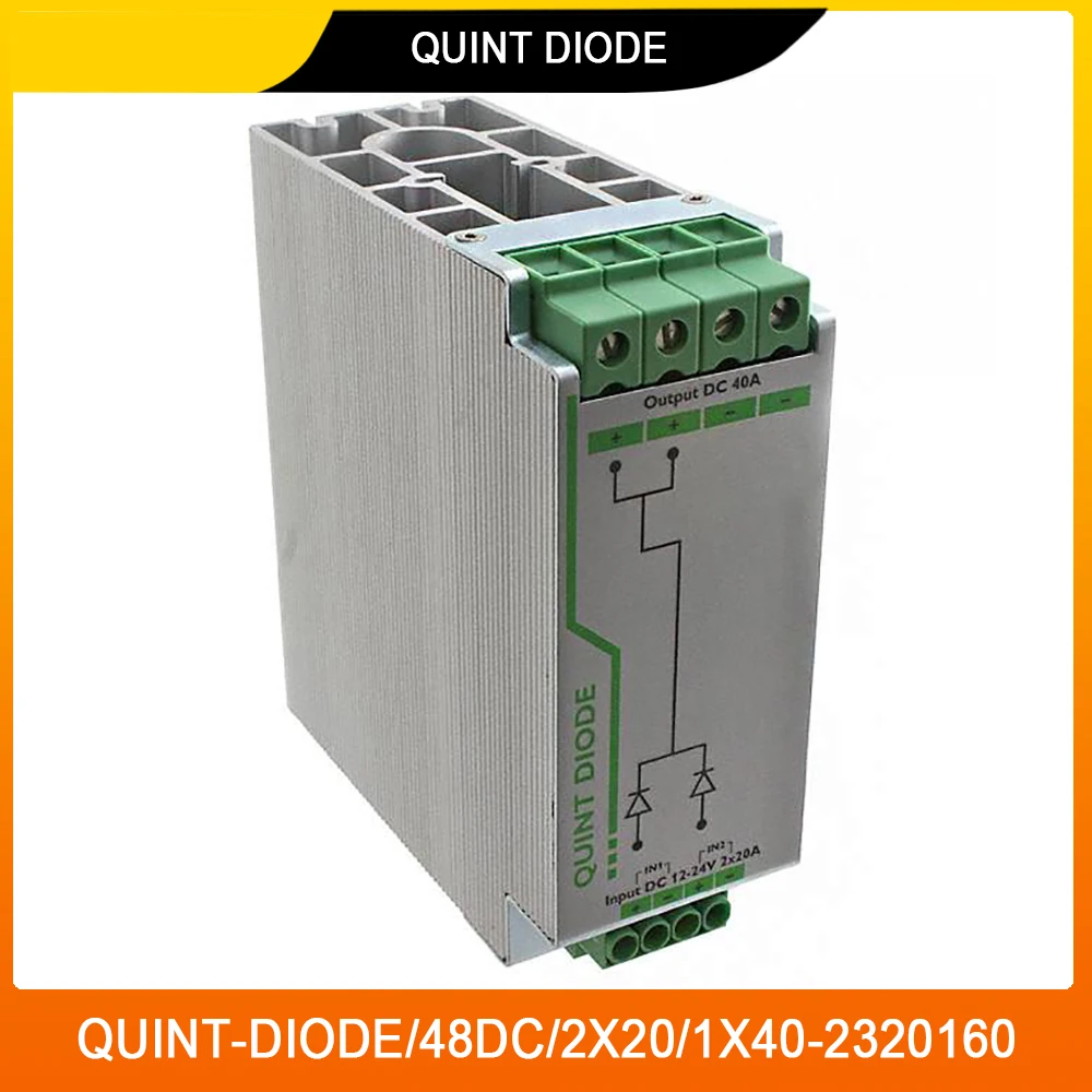Nuevo para Phoenix 2320160   QUINT-DIODO/48DC/2X20/1X40- 2320160   Módulo de redundancia de diodos QUINT DIODE - imagen 2