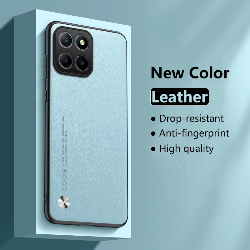 Funda de cuero para Huawei Honor X8b, funda protectora de silicona de lujo de fibra de carbono para teléfono HonorX8b LLY-LX1 LLY-LX2 LLY-LX3 Coque - imagen 2