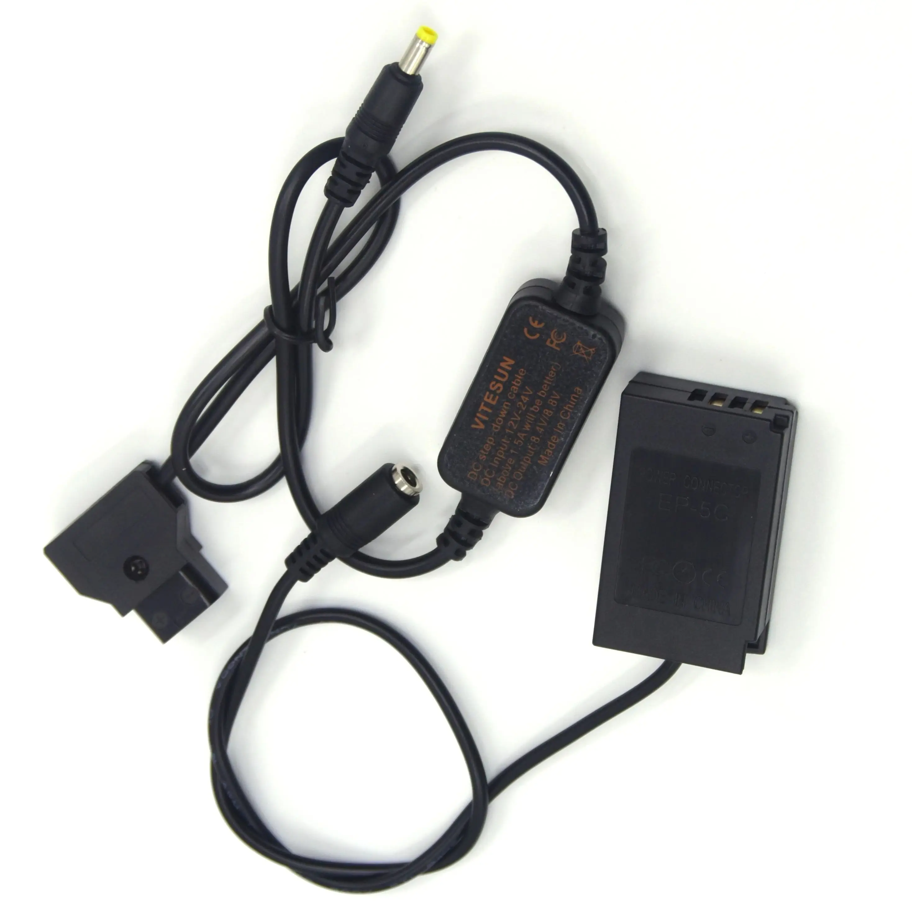 EN-EL20 batería simulada EP-5C acoplador CC cable de alimentación reductor d-tap 12-24V apto para cámara Nikon 1J1 1J2 1J3 1S1 1AW1 1V3 P1000 - imagen 4