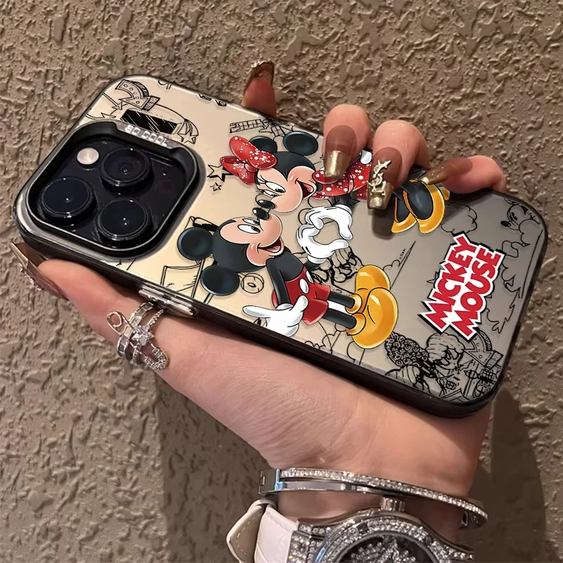 Funda de PC de Mickey Minnie para Samsung Galaxy A15 A35 A54 A55 5G S25 Ultra S24 FE S23 Plus S22 S21 S20 FE, funda a prueba de golpes - imagen 3