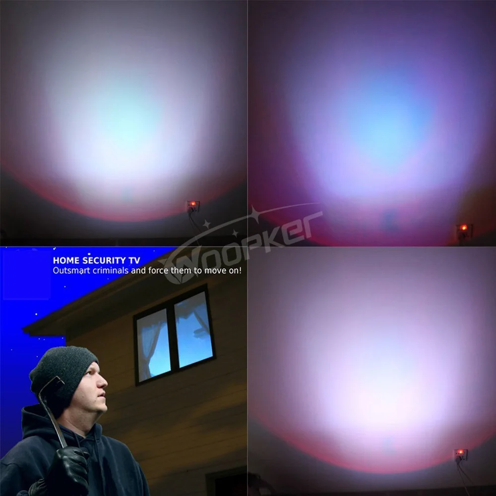 Simulador de TV LED falso, dispositivo de seguridad antirrobo alimentado por USB con función de temporizador para dormitorios de apartamentos en casa - imagen 2