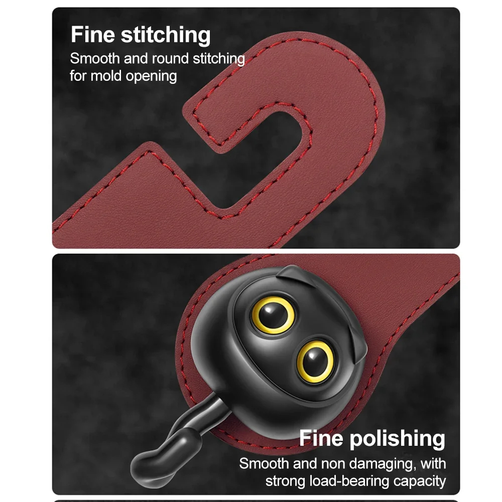 Gancho de coche para asiento trasero de coche, ganchos para reposacabezas, Clip Universal, ganchos de gato, soporte de almacenamiento, accesorios de Interior de coche - imagen 4