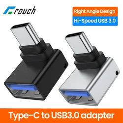 Adaptador USB-C a USB 3.0 en Ángulo Recto – Transferencia Rápida