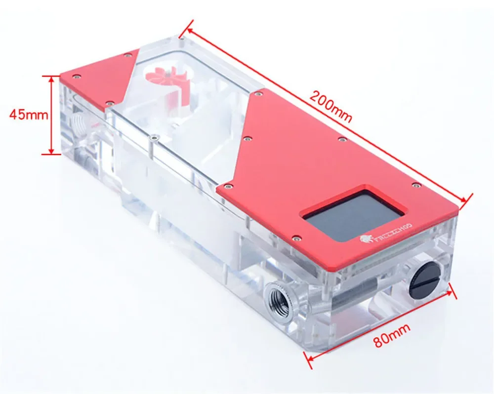 FREEZEMOD AIO Reservoir tanque de agua inteligente Velocidad de flujo Hall Control RGB instalación de posición porosa 5V3pin/12V4pin sincronización aura - imagen 5