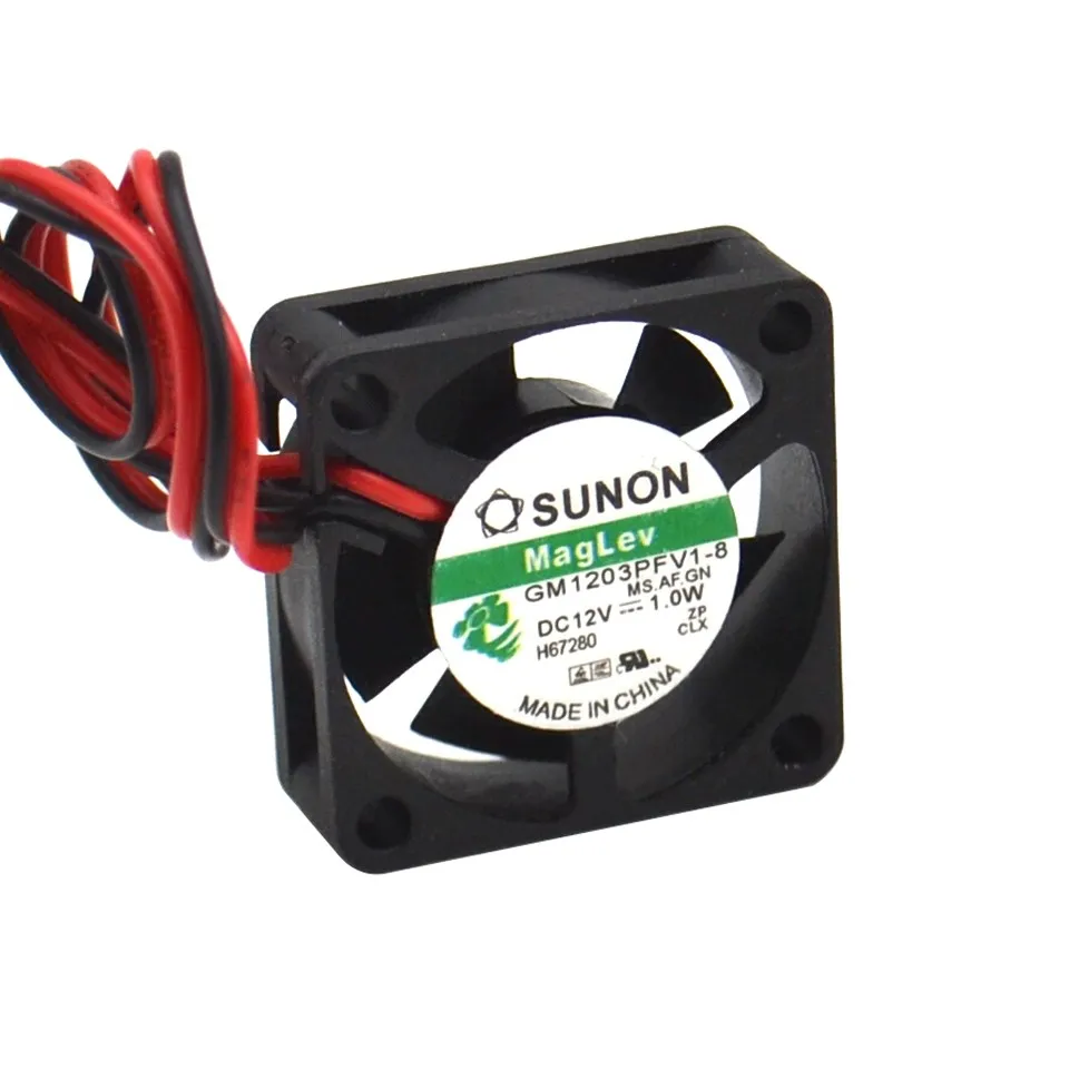 Para SUNON 12V 1,0 W GM1203PFV1-8 3cm 30mm 2 Línea 3010 suspensión magnética ventilador de refrigeración