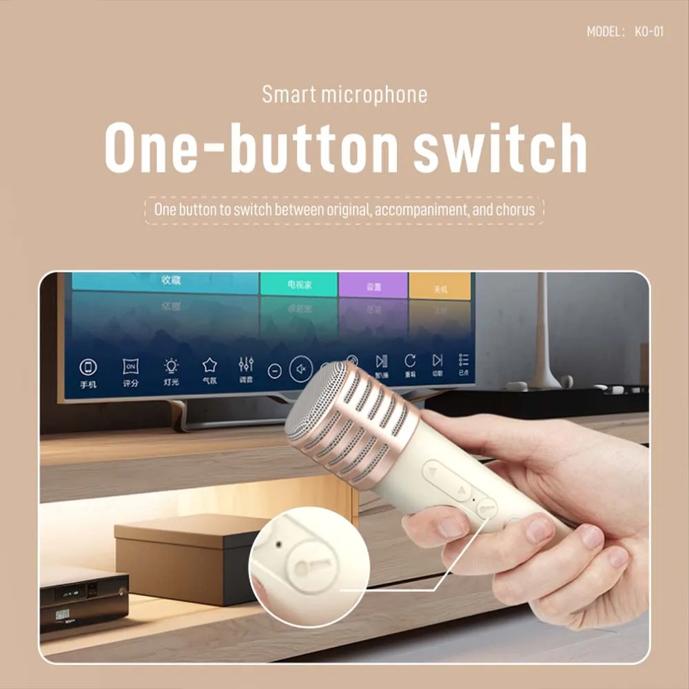 Altavoz NNBILI, máquina de Karaoke, micrófono Dual, 25W, altavoces estéreo de alta calidad, luz ambiental RGB, altavoces portátiles para fiestas - imagen 5