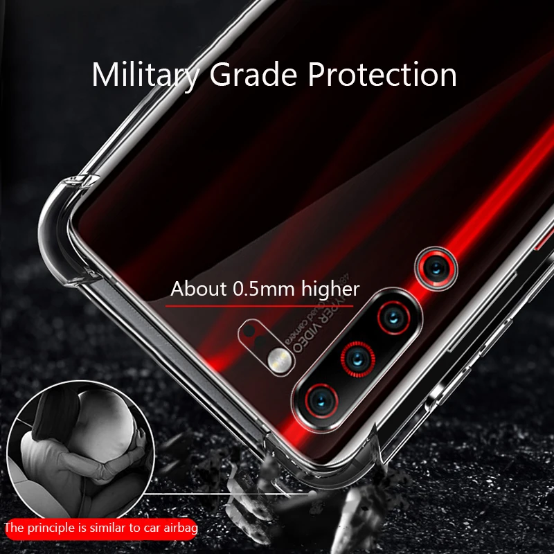 Lainergie para Lenovo Z6 Pro funda versión Global Airbag súper protección suave transparente contraportada para LenovoZ6Pro funda - imagen 2