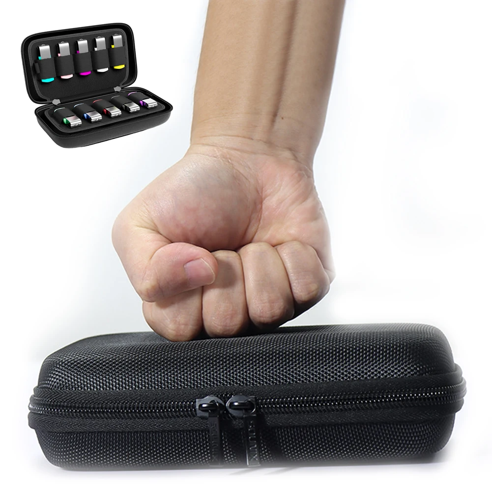 Estuche para unidad Flash USB, estuche rígido a prueba de polvo con soporte USB, estuche de almacenamiento, organizador de accesorios electrónicos para bolígrafo con unidad Flash USB - imagen 4
